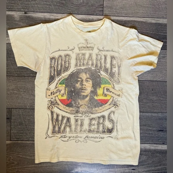 Bob Marley Graphic T-Shirt Zion Brand Size Large - Picture 1 of 6